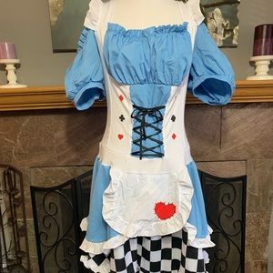 Leg Avenue-Plus Size Miss Wonderland Costume